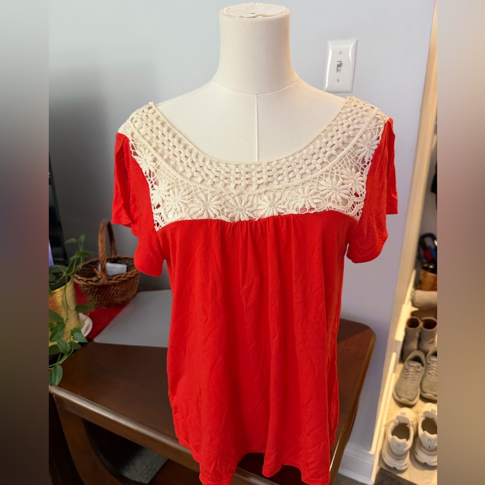 American Eagle Crochet Top